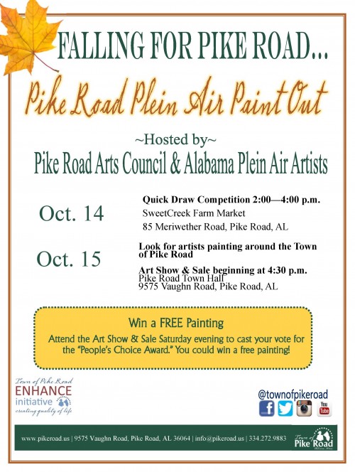 Alabama Plein Air Paint Out Pike Road Alabama