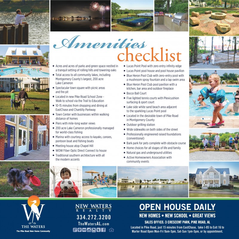 Amenities at The Waters