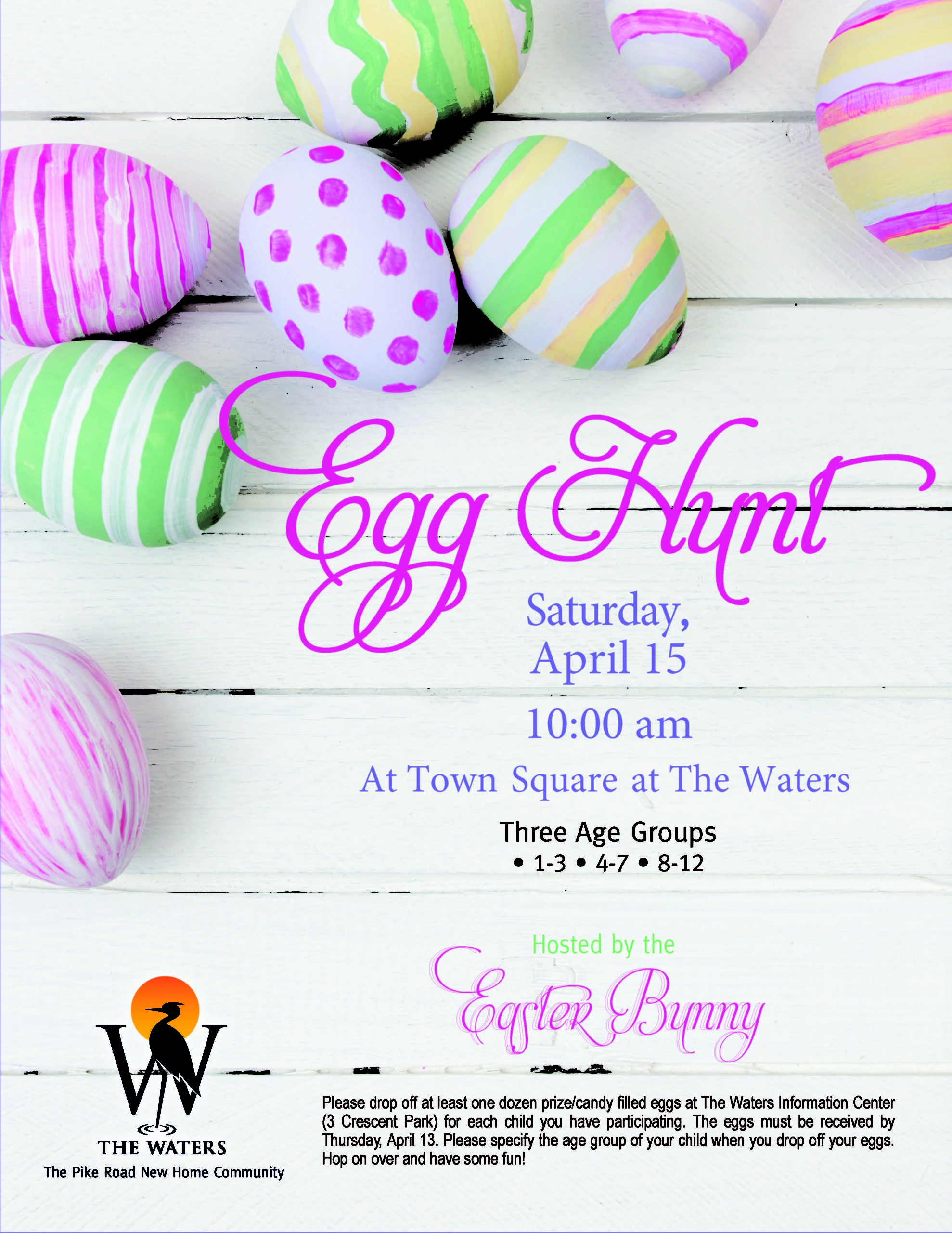 Easter Egg Hunt Flyer Printable Invite Easter Party Invitation